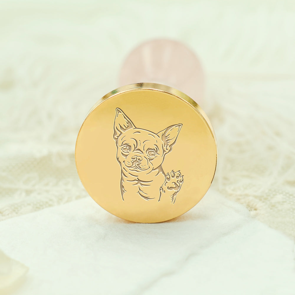 Chihuahua Dog Wax Seal Stamp