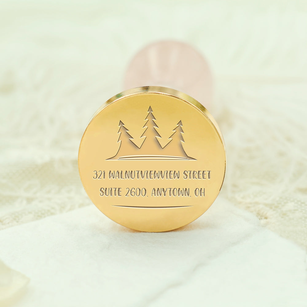 Christmas Deers Custom Address Wax Seal Stamp-13 Custom-Name-Wax-Seal-Stamp-(27-Designs)3