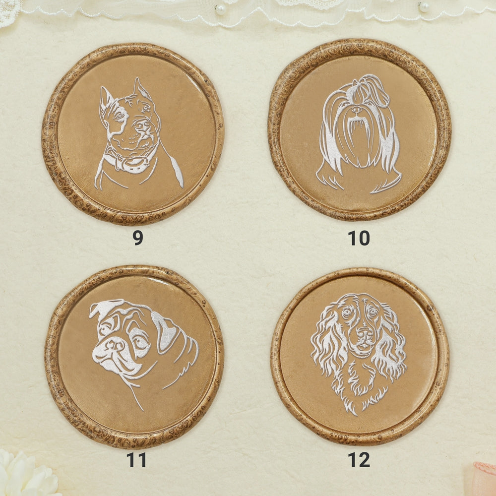 Dog Wax Seal Stamp (18 Designs) 3