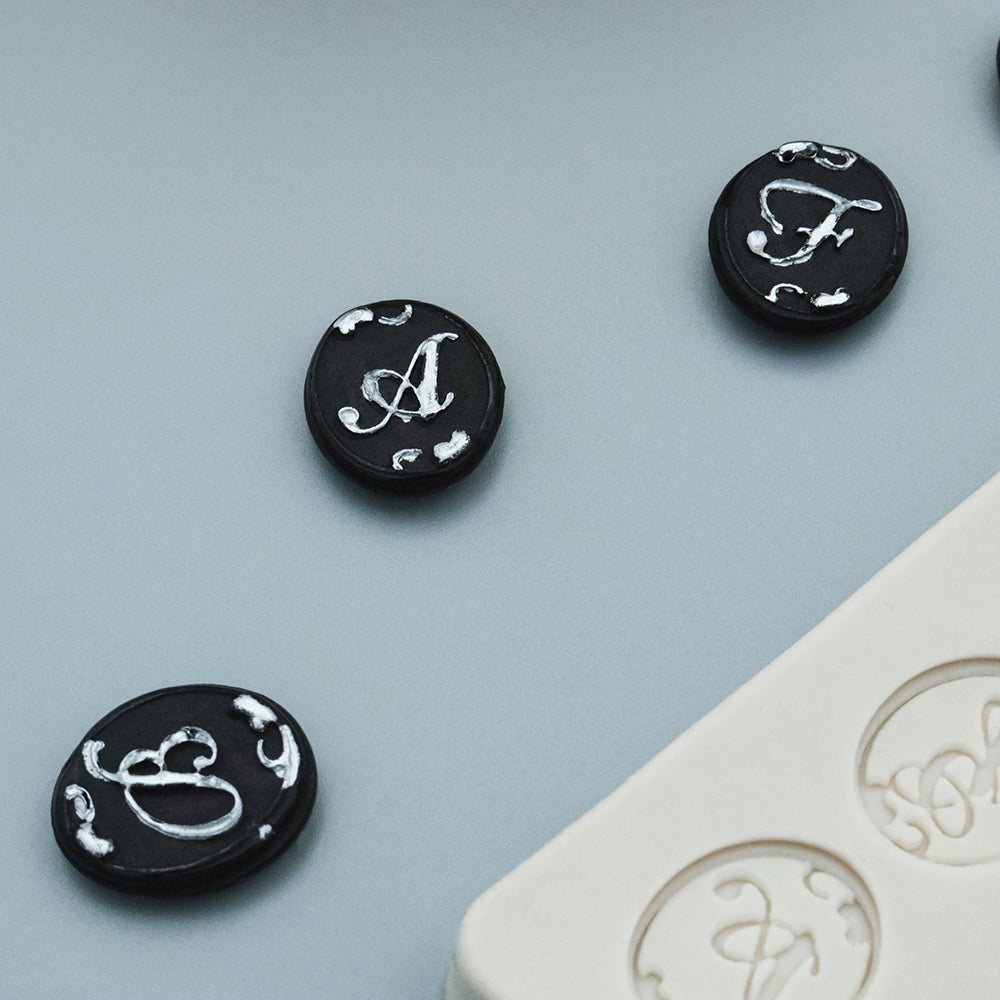 Alphabet Silicone Wax Mold from AMZ Deco - Melting Wax