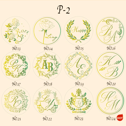 Custom Initials, Monograms & Text Wax Seal Stamp for Personal Use